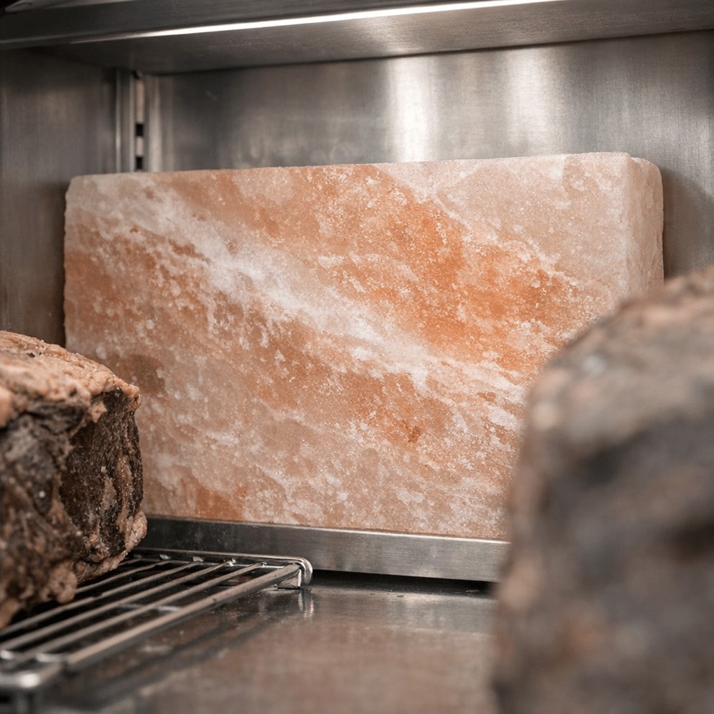 Illustration of Dry Aged Dolaplarda Himalaya Tuz Taşının &Ouml;nemi ve Faydaları