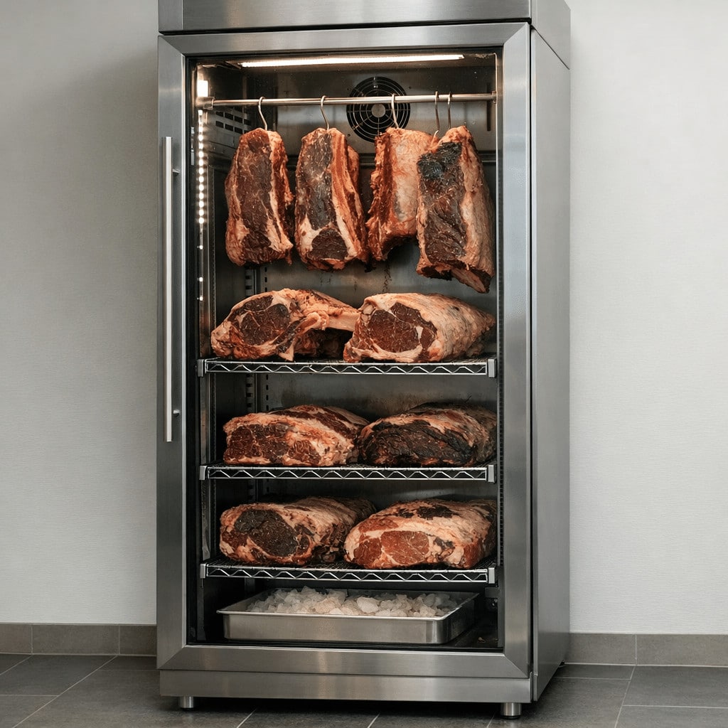 Illustration of Et Dinlendirme Dolabı: Lezzet ve Kalite İ&ccedil;in En İyi Modeller