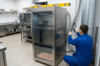 Profesyonel mutfakta dry aged dolabının elektrik ve havalandırma bağlantılarının yapılması
